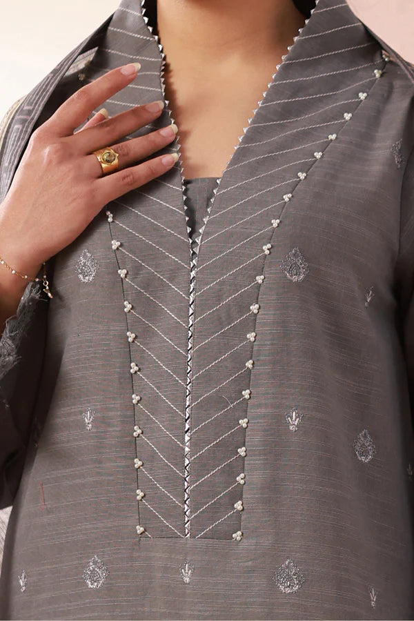 Embroidered Shirt Shalwar Dupatta - 0412