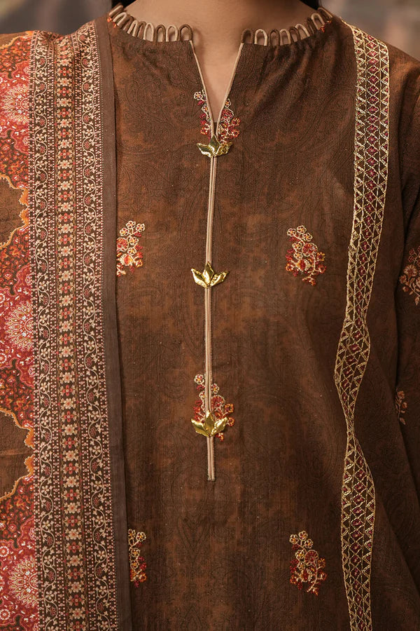 Embroidered Shirt Shalwar Dupatta - 0477