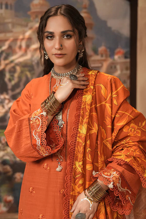 Embroidered Shirt Shalwar Dupatta - 0483