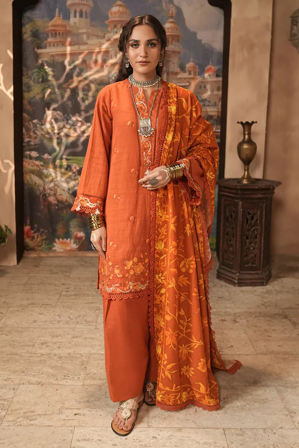 Embroidered Shirt Shalwar Dupatta - 0483