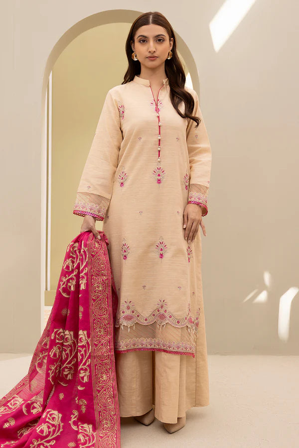 Embroidered Shirt Shalwar Dupatta - 0488