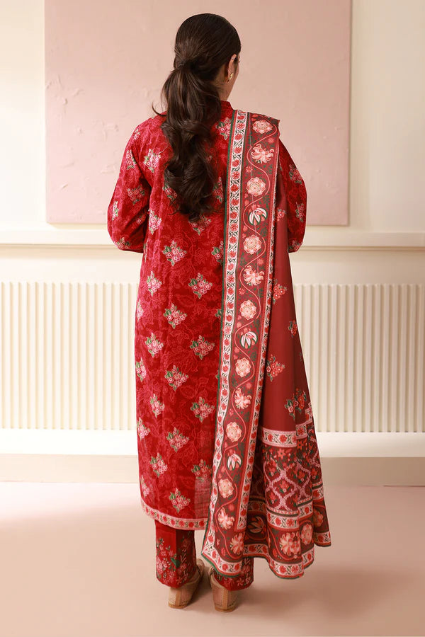 Embroidered Shirt Shalwar Dupatta - 0536