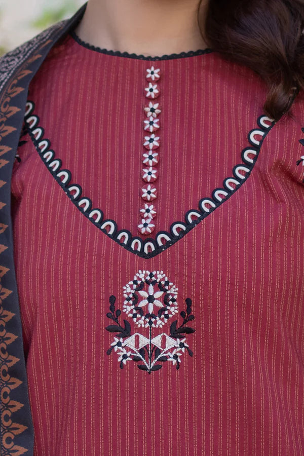 Embroidered Shirt Shalwar Dupatta - 0594