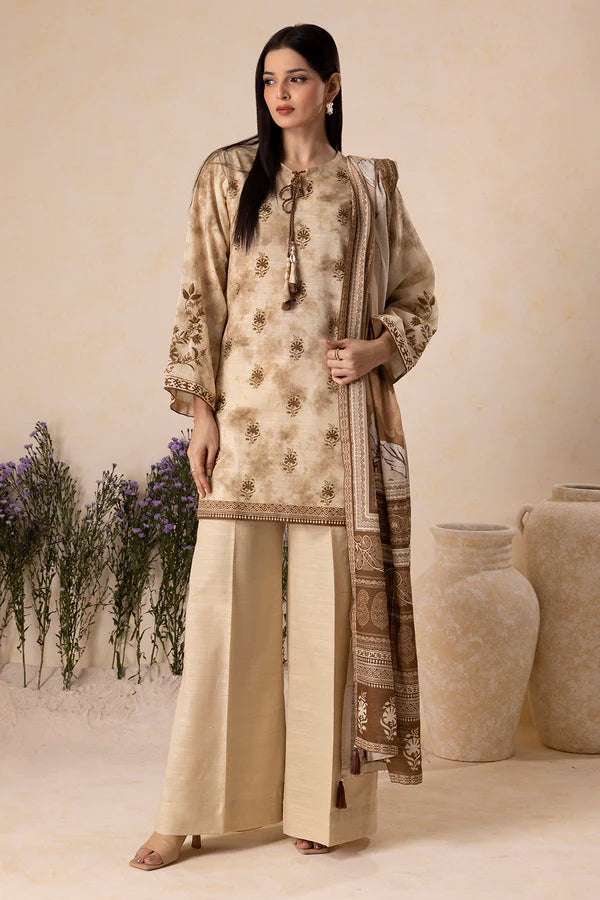Embroidered Shirt Dupatta - 0128