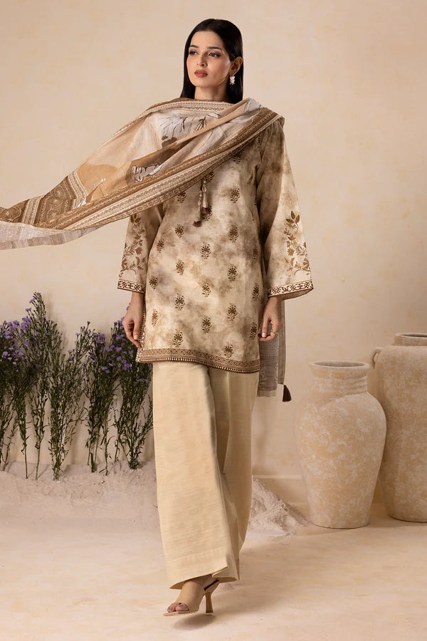 Embroidered Shirt Dupatta - 0128