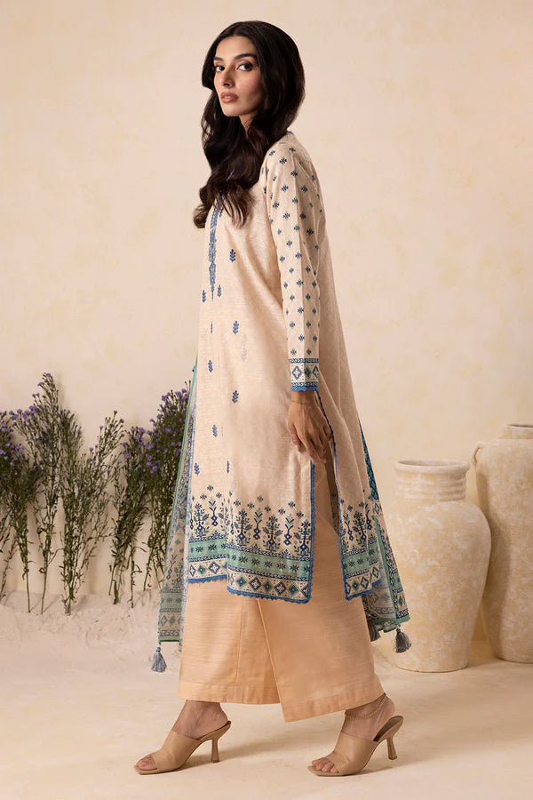 Embroidered Shirt Dupatta - 0129