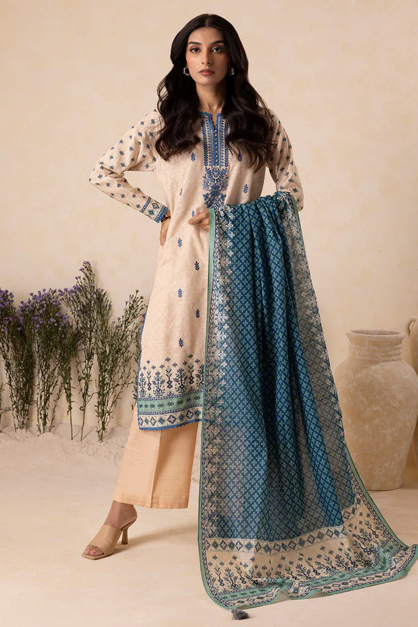Embroidered Shirt Dupatta - 0129