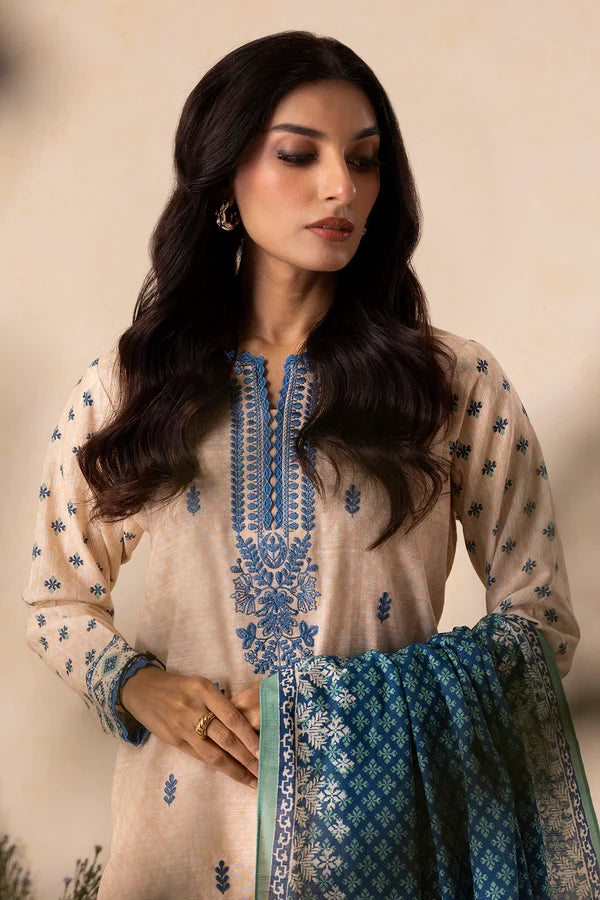 Embroidered Shirt Dupatta - 0129