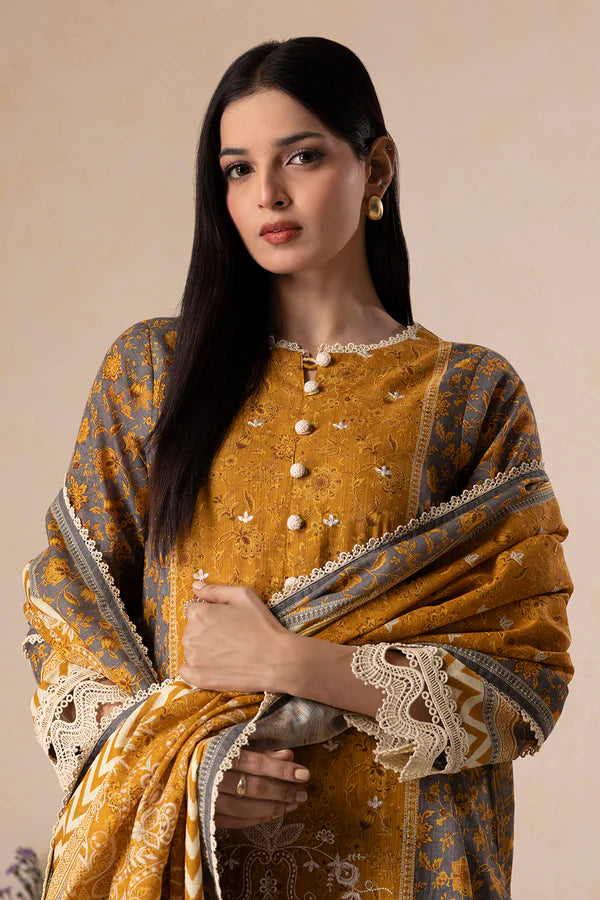 Embroidered Shirt Shalwar Dupatta - 0158