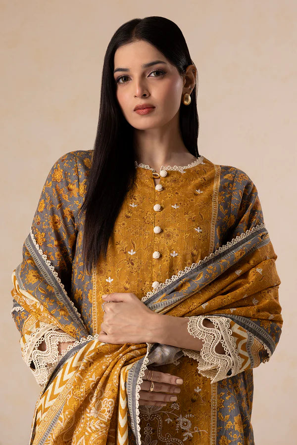 Embroidered Shirt Shalwar Dupatta - 0158