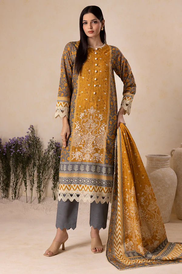 Embroidered Shirt Shalwar Dupatta - 0158
