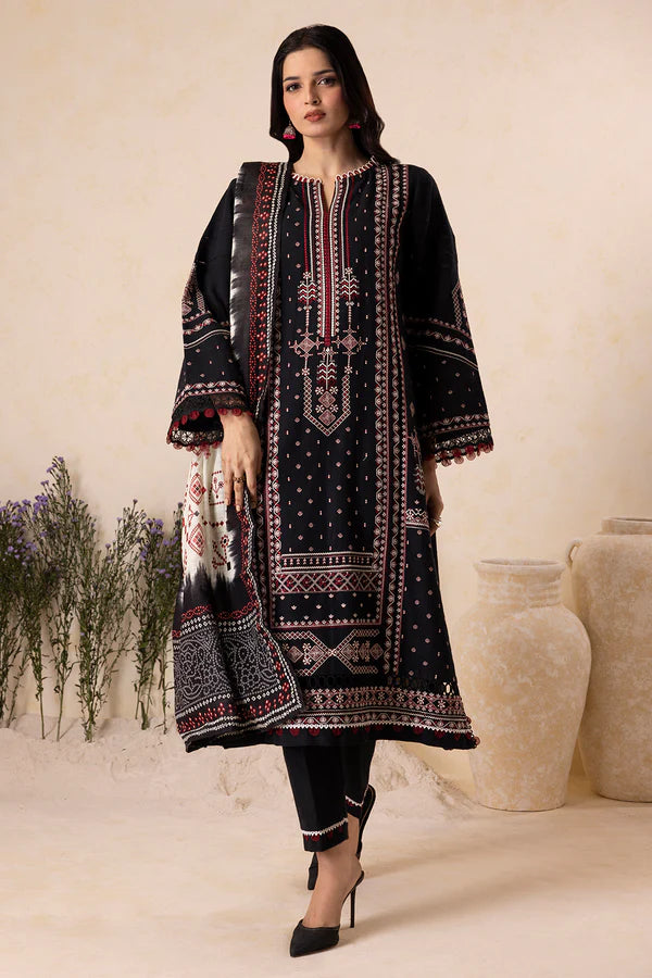 Embroidered Shirt Shalwar Dupatta - 0166
