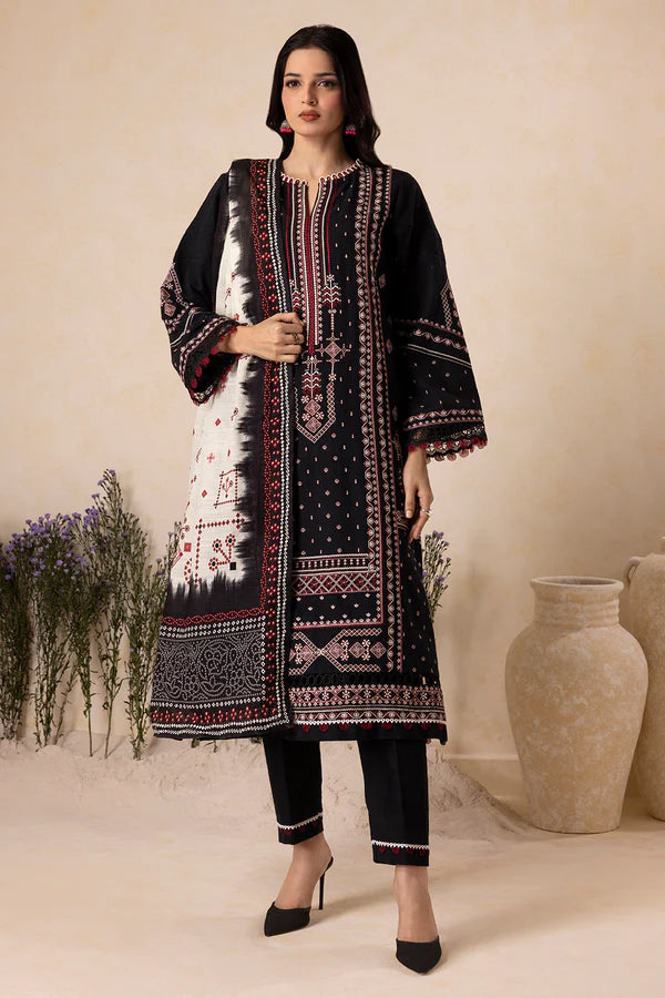 Embroidered Shirt Shalwar Dupatta - 0166