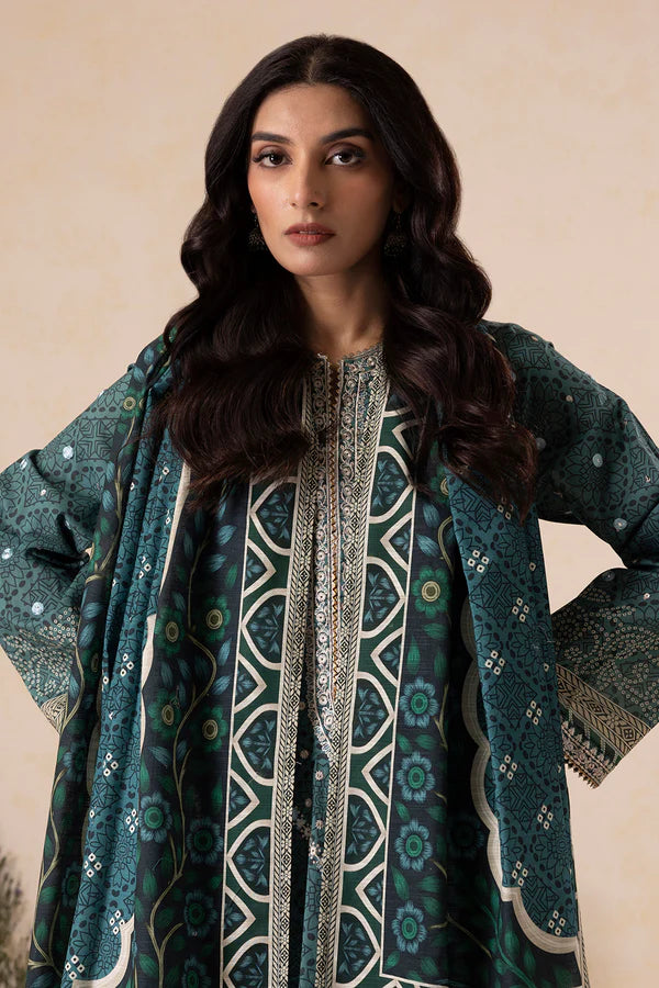 Embroidered Shirt Shalwar Dupatta - 0167