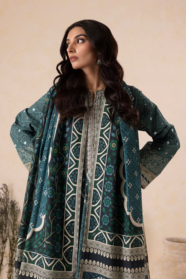 Embroidered Shirt Shalwar Dupatta - 0167