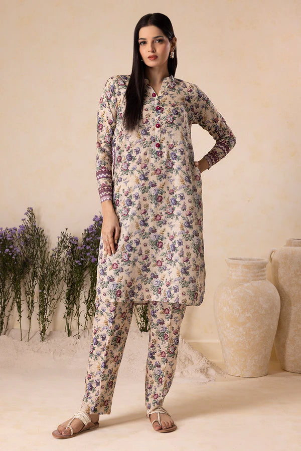 Printed Shirt Shalwar - 0122