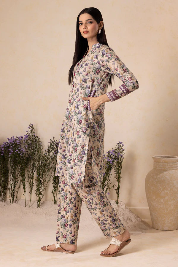 Printed Shirt Shalwar - 0122