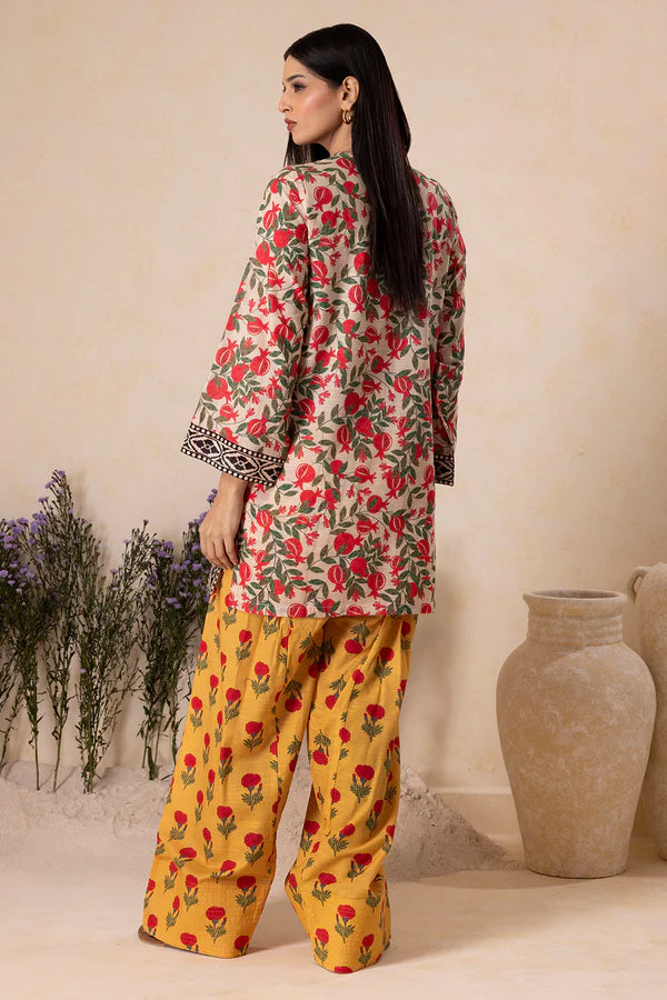 Printed Shirt Shalwar - 0123