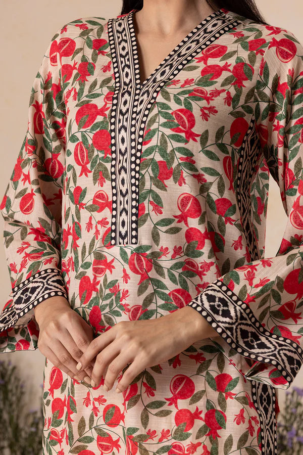 Printed Shirt Shalwar - 0123
