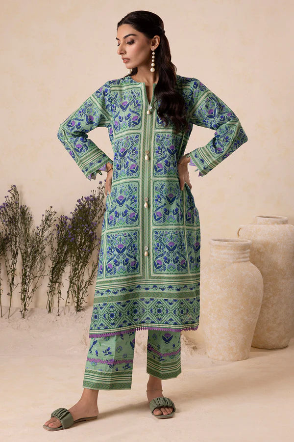 Printed Shirt Shalwar - 0127