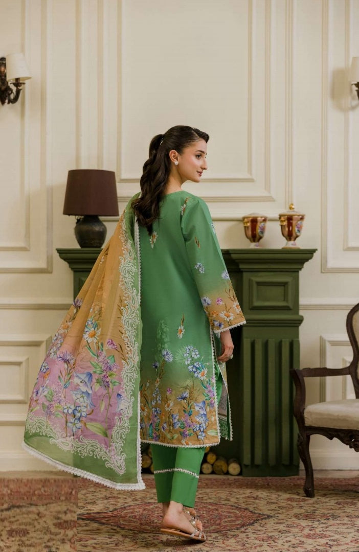 Digital Printed Lawn Embroidered Suit PR-577