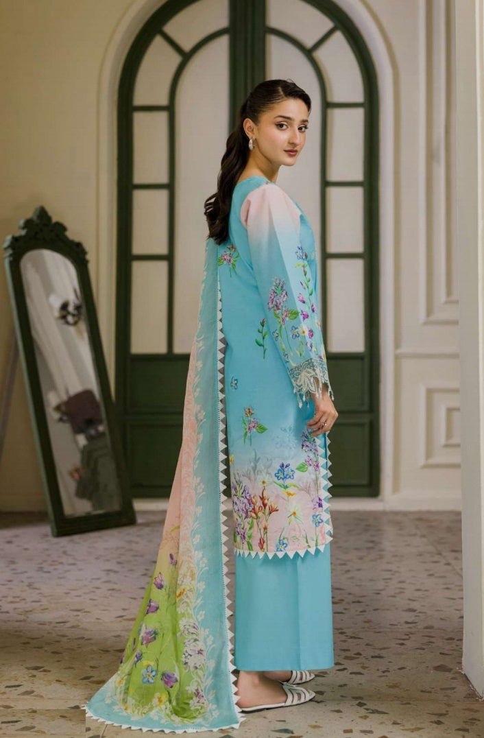 Digital Printed Lawn Embroidered Suit PR-572