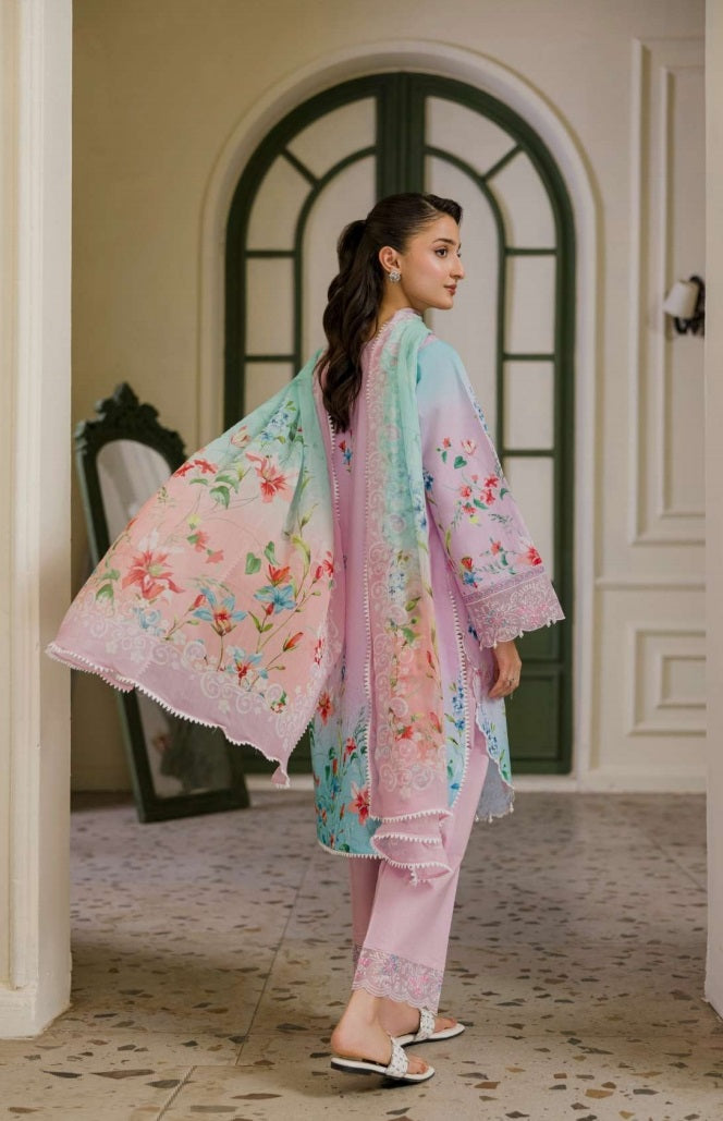 Digital Printed Lawn Embroidered Suit PR-573