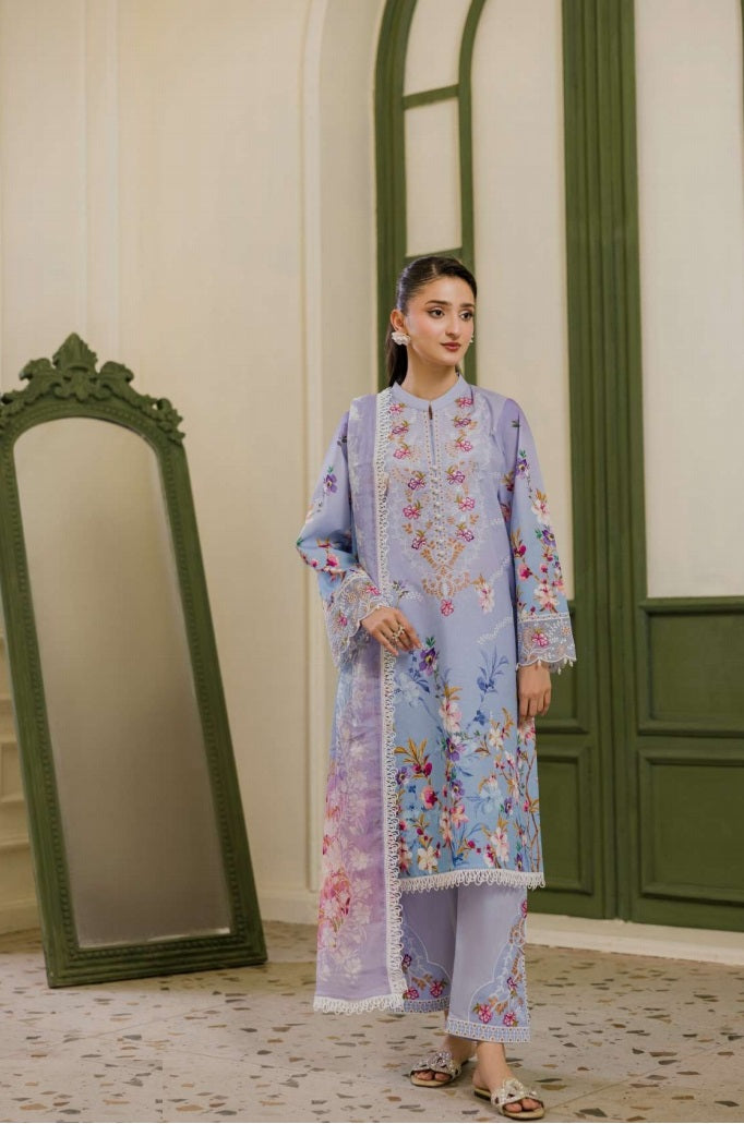 Digital Printed Lawn Embroidered Suit PR-575