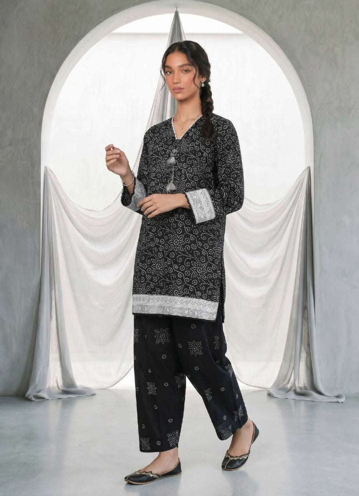 Zellbury Monochrome Lawn Unstitched 2 Pc-0927