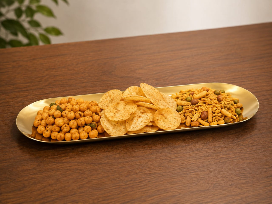 Golden Snack Tray