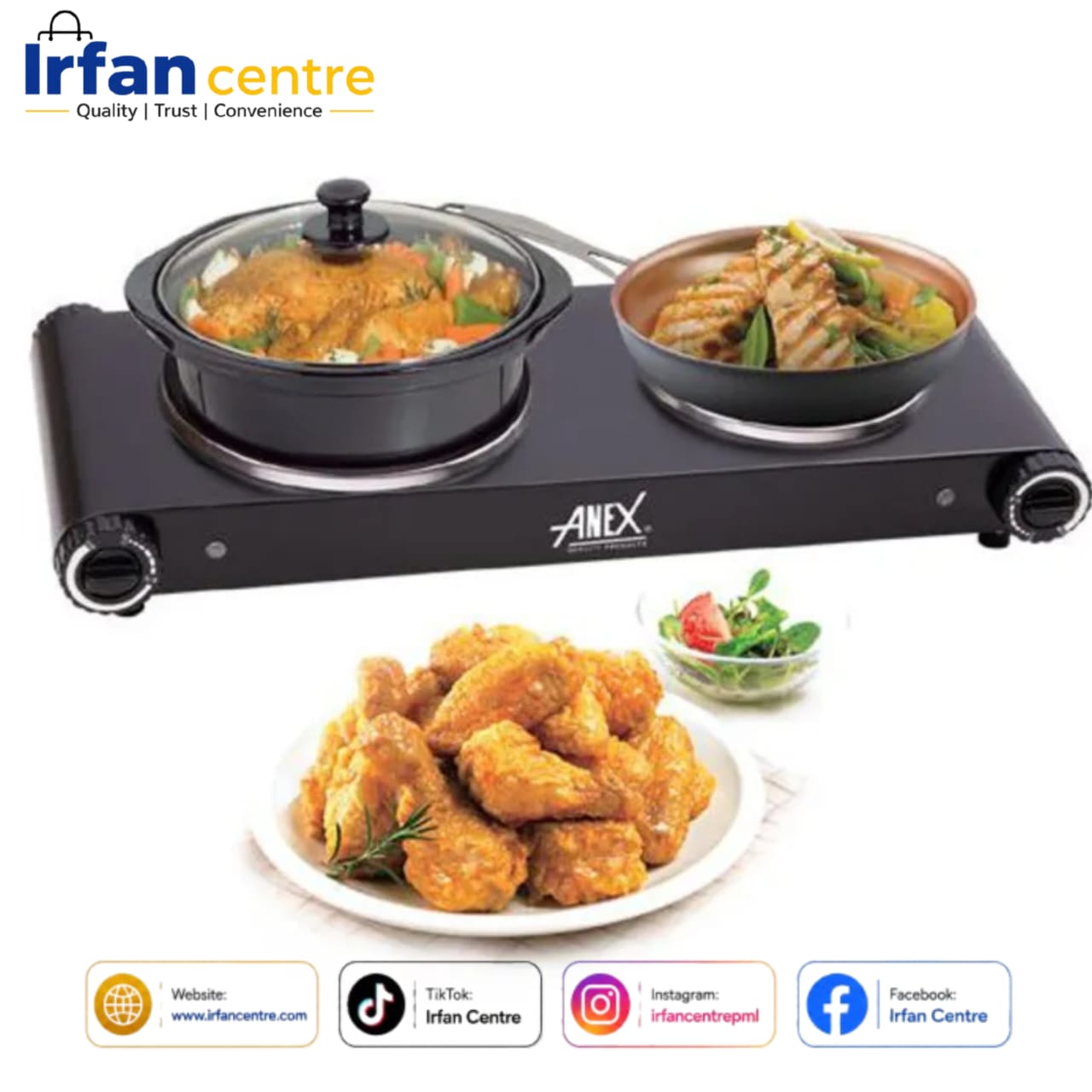 Anex AG-2062 Deluxe Hot Plate