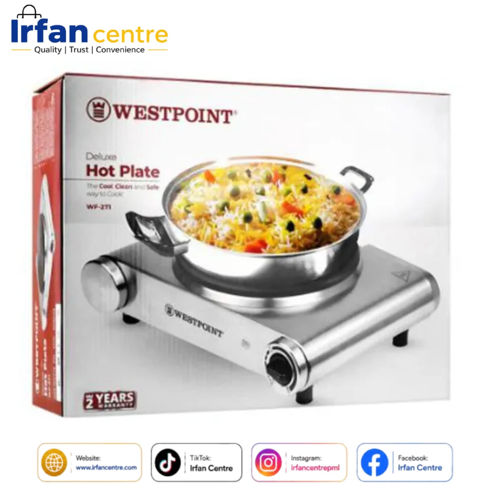 Westpoint Deluxe Hot Plate WF-271