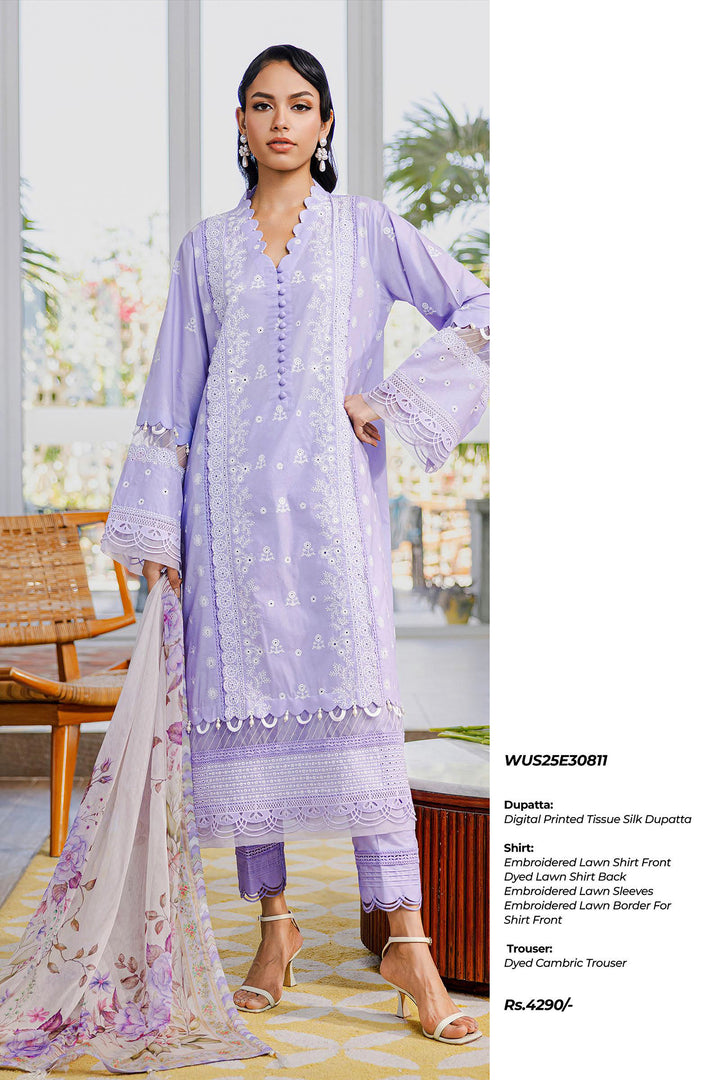 ZELLBURY UNSTITCHED CHIKANKARI