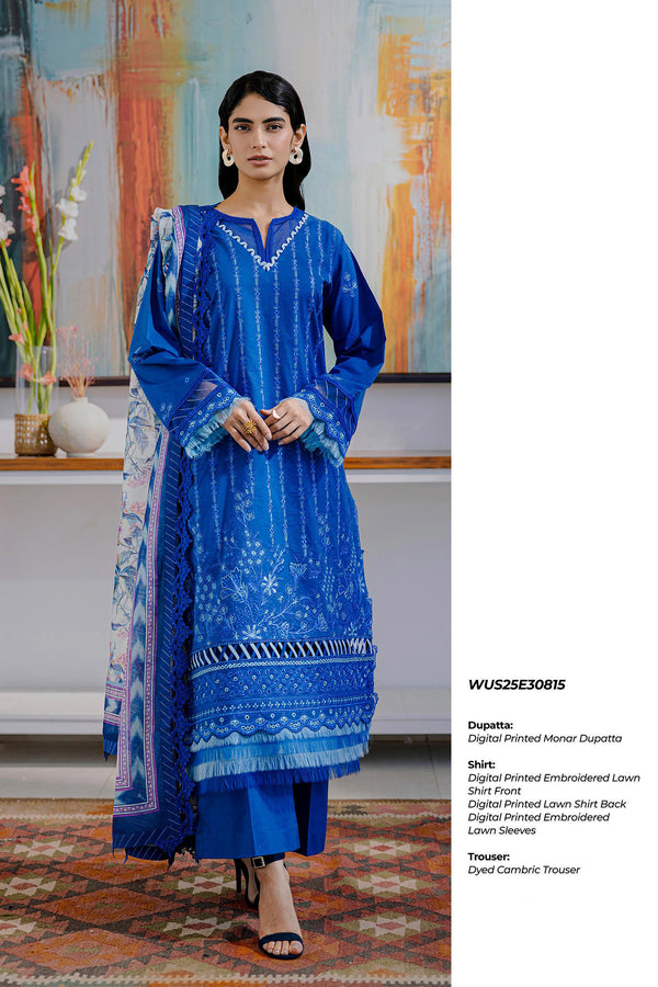 ZELLBURY UNSTITCHED CHIKANKARI