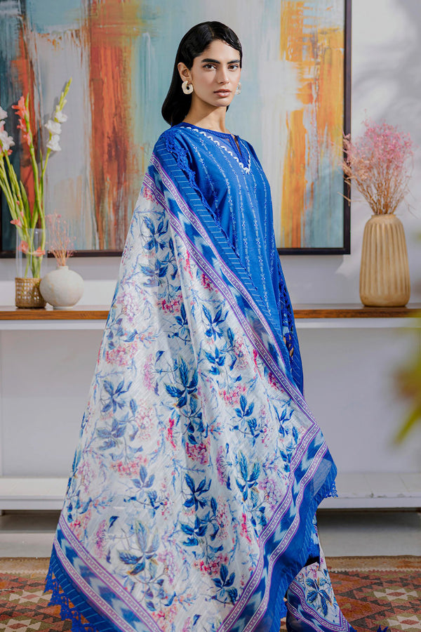 ZELLBURY UNSTITCHED CHIKANKARI