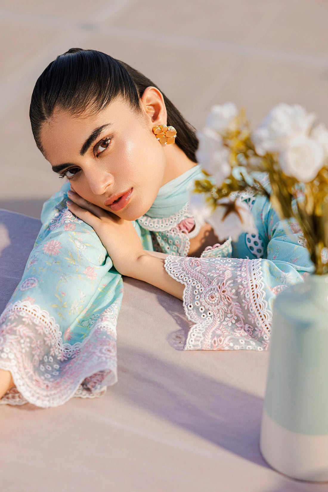 ZELLBURY UNSTITCHED CHIKANKARI