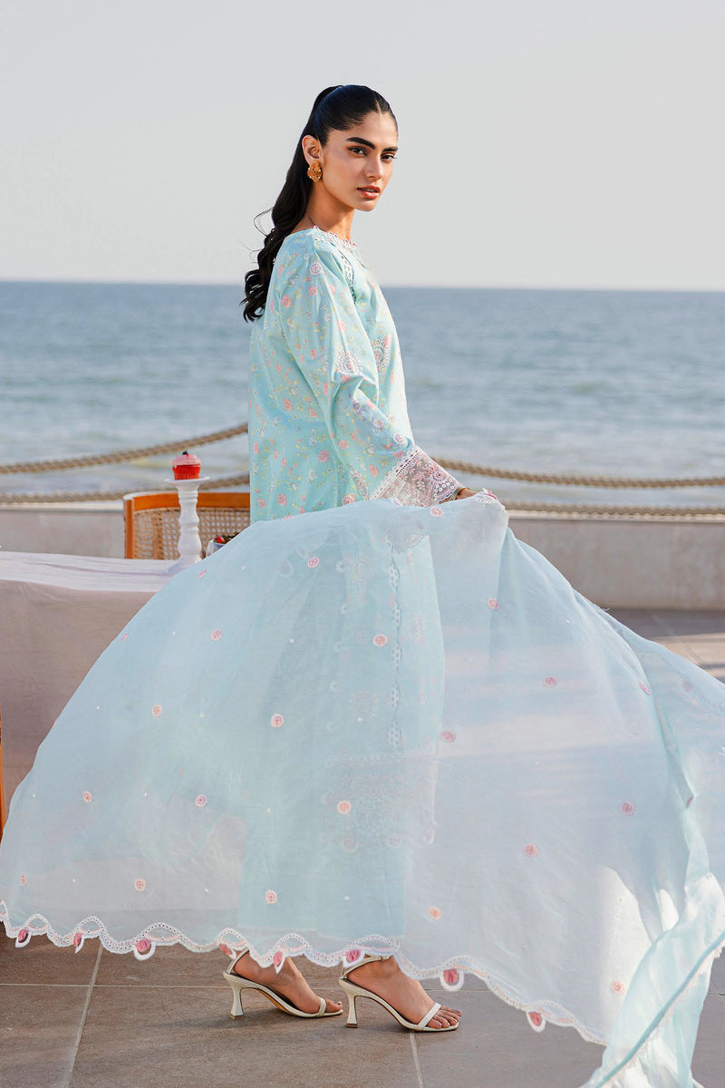 ZELLBURY UNSTITCHED CHIKANKARI