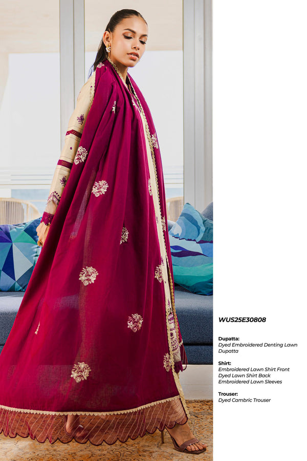 ZELLBURY UNSTITCHED CHIKANKARI