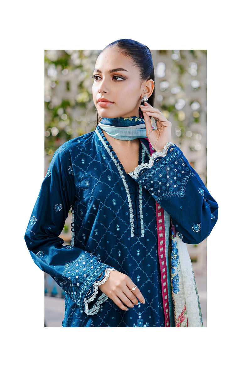 ZELLBURY UNSTITCHED CHIKANKARI