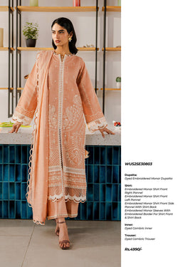 ZELLBURY UNSTITCHED CHIKANKARI