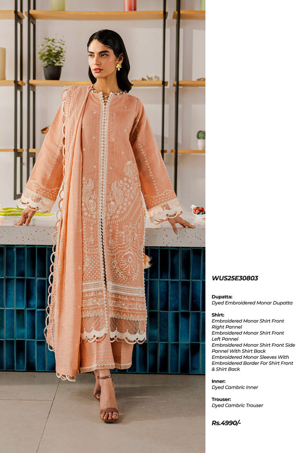 ZELLBURY UNSTITCHED CHIKANKARI