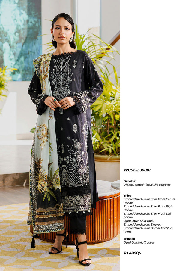 ZELLBURY UNSTITCHED CHIKANKARI