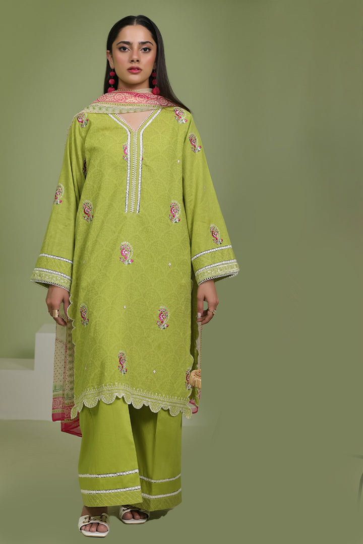 Embroidered Shirt Shalwar Dupatta - 1462