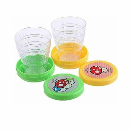1Pcs Portable Printed Plastic Foldable Magic Cup for kids