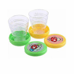 1Pcs Portable Printed Plastic Foldable Magic Cup for kids