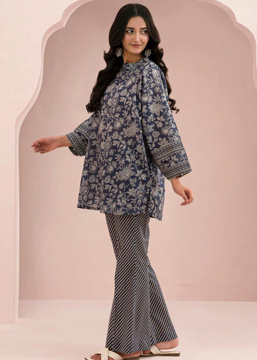 Zellbury Printed Lawn 2 Piece Unstitched Suit WUS25X20556