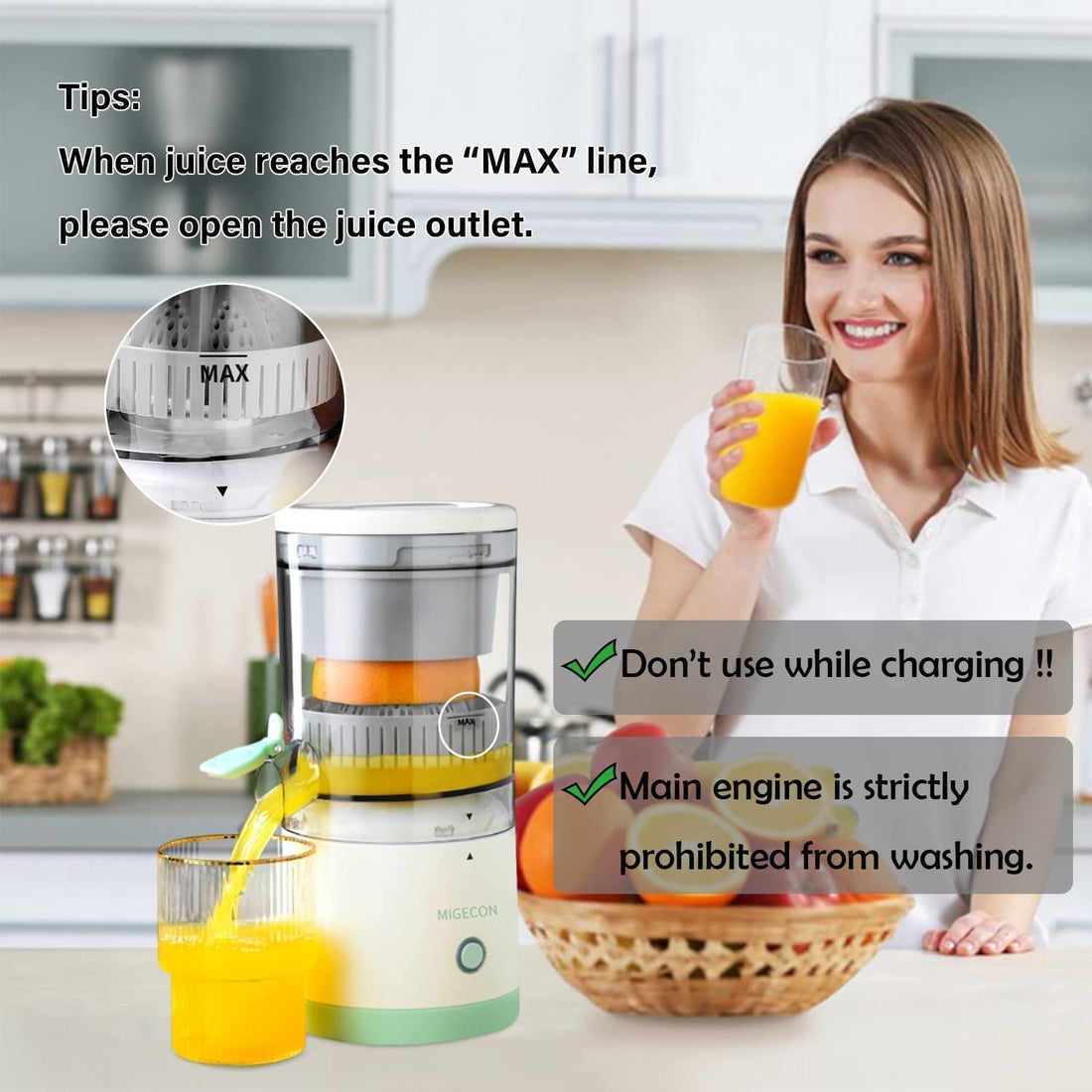 Plastic Hand Operated Multifunctional Citrus Juicer, Capacity: 1000 ml