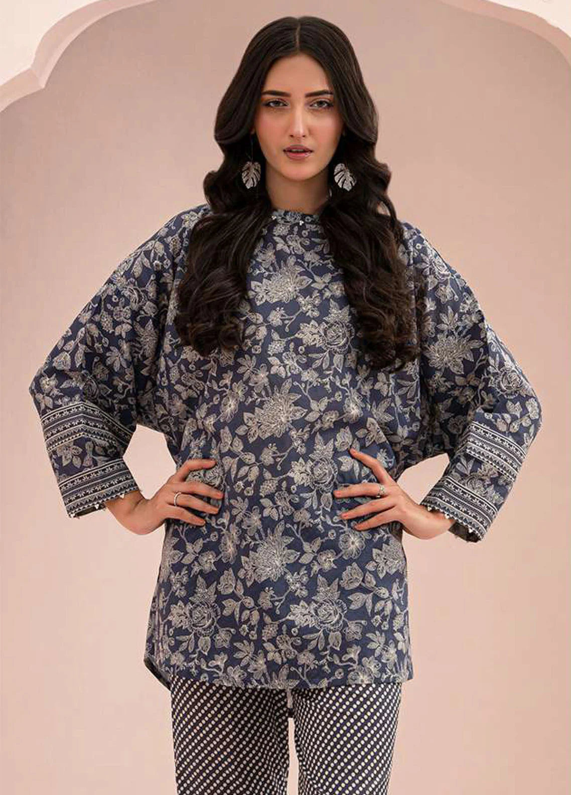 Zellbury Printed Lawn 2 Piece Unstitched Suit WUS25X20556